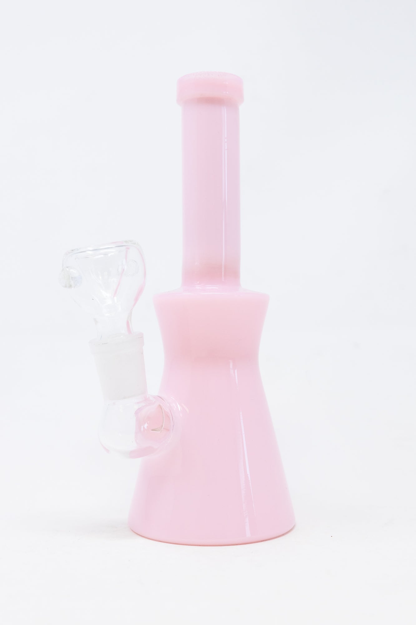 6" Slime Pink Straight Neck Bong