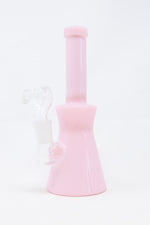 6" Slime Pink Straight Neck Bong