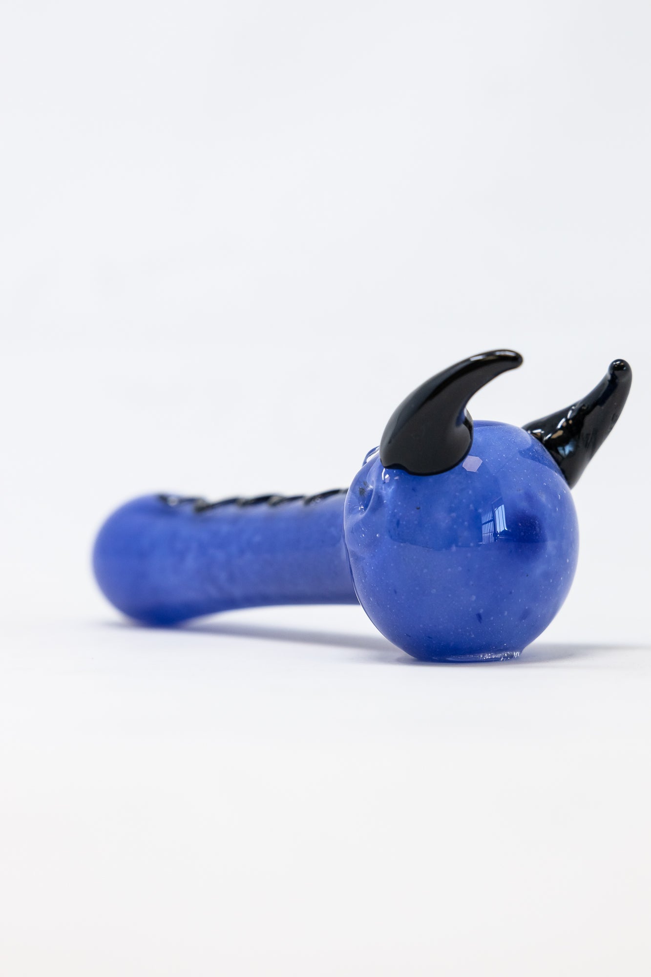 5" Blue/Purple Devil Hand Pipe StonedGenie.com