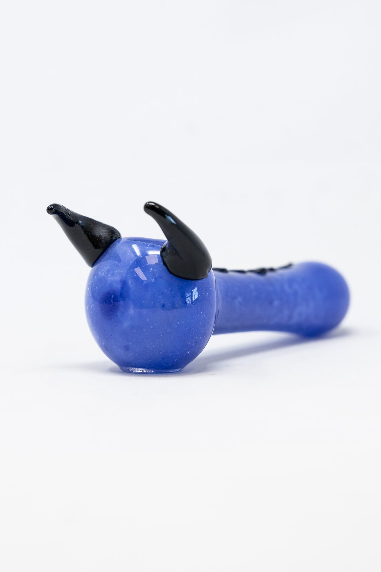 5" Blue/Purple Devil Hand Pipe StonedGenie.com
