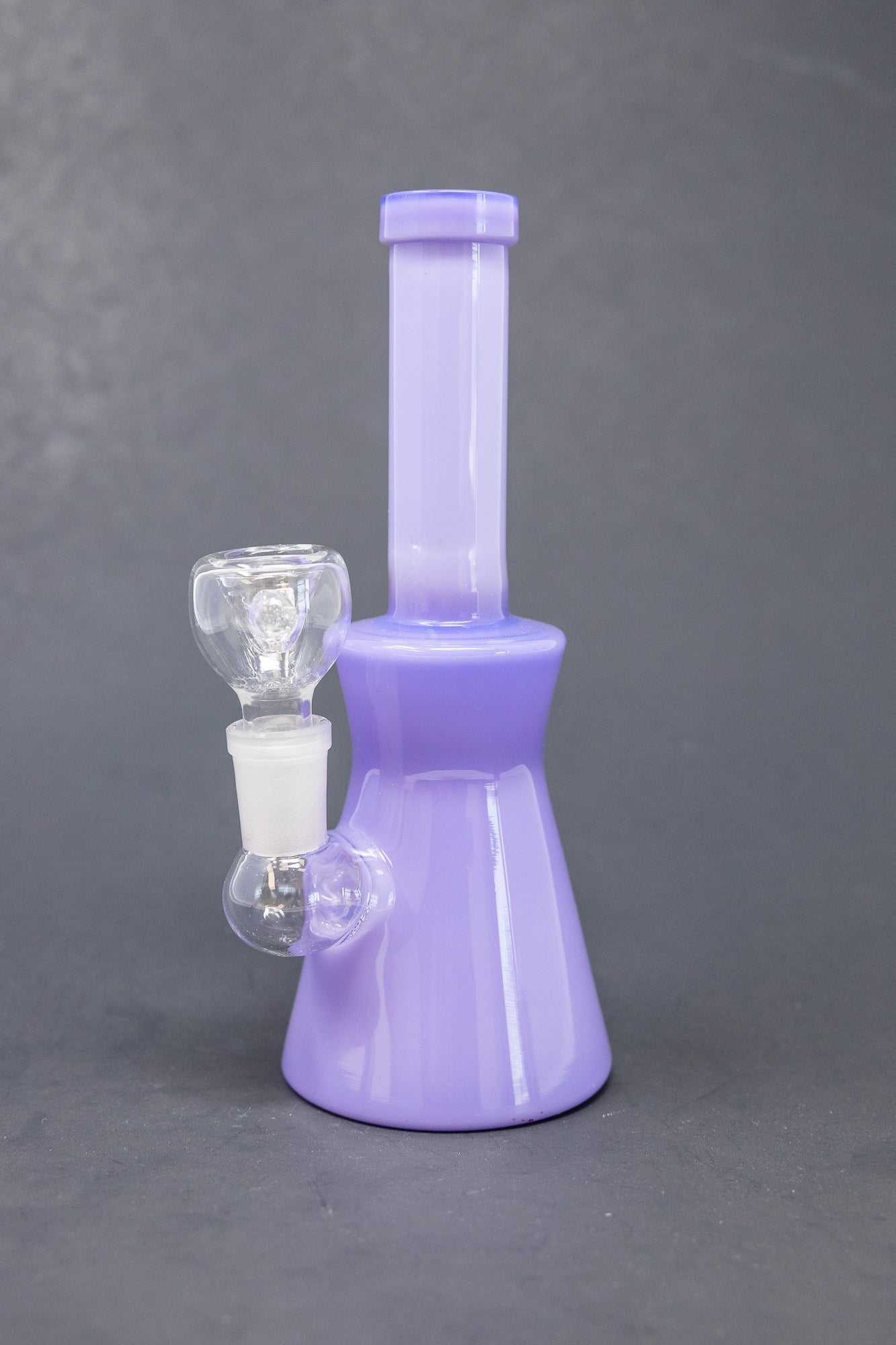 6" Slime Purple Straight Neck Bong