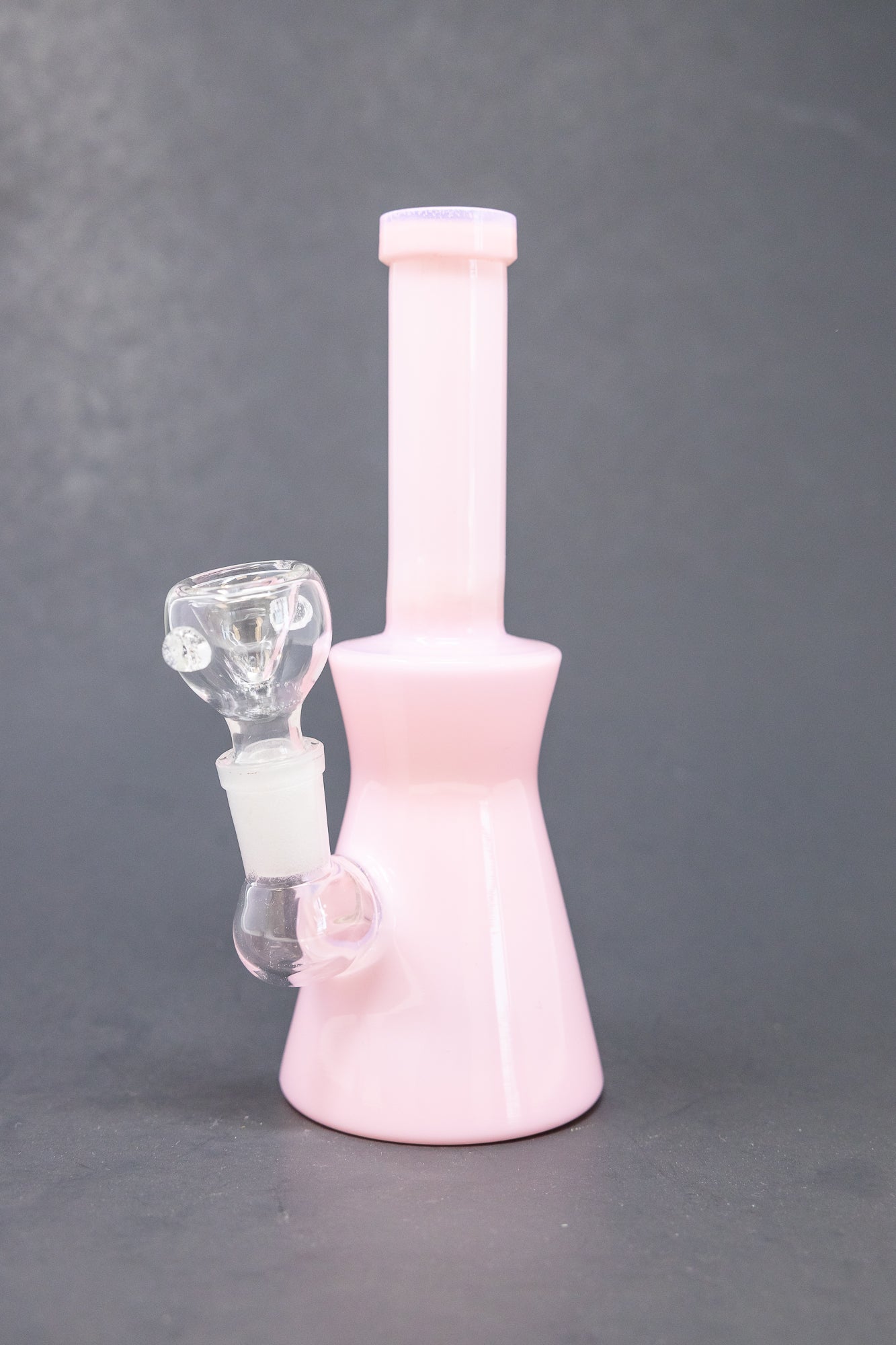 6" Slime Pink Straight Neck Bong