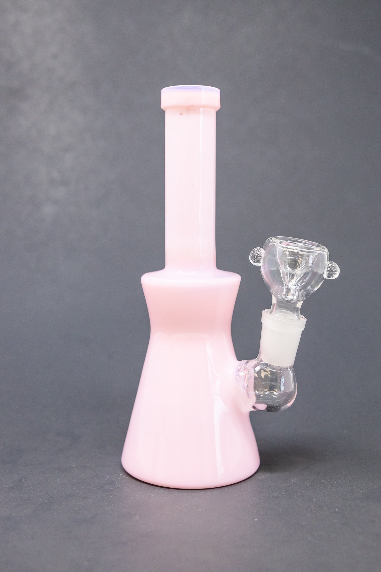 6" Slime Pink Straight Neck Bong