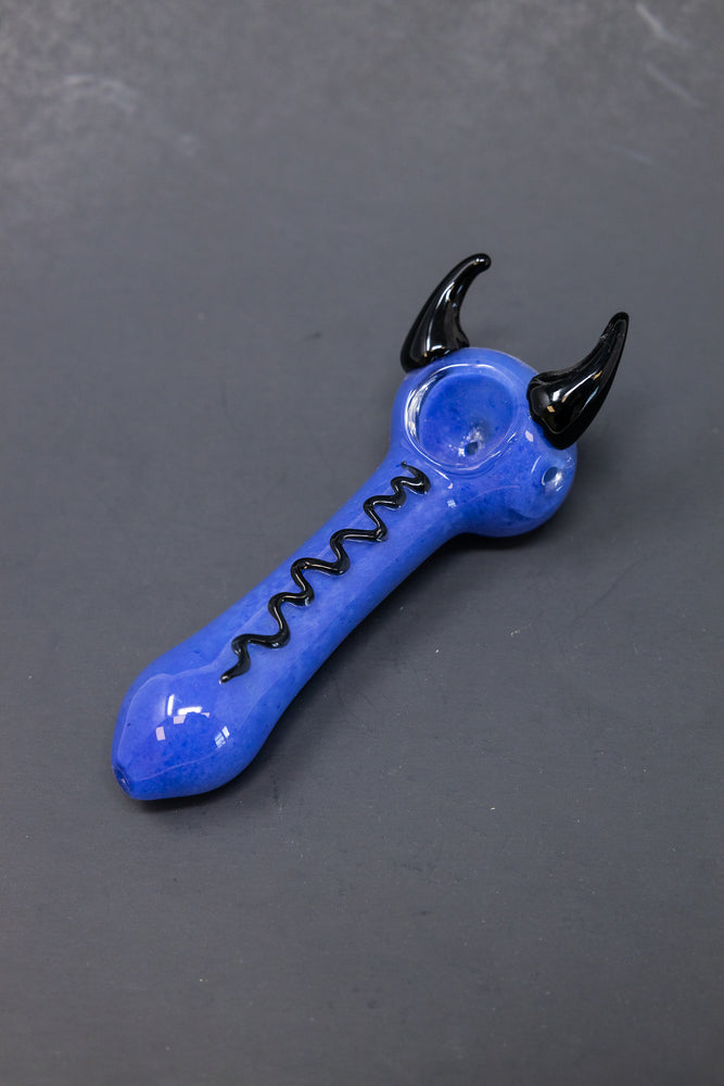 5" Blue/Purple Devil Hand Pipe