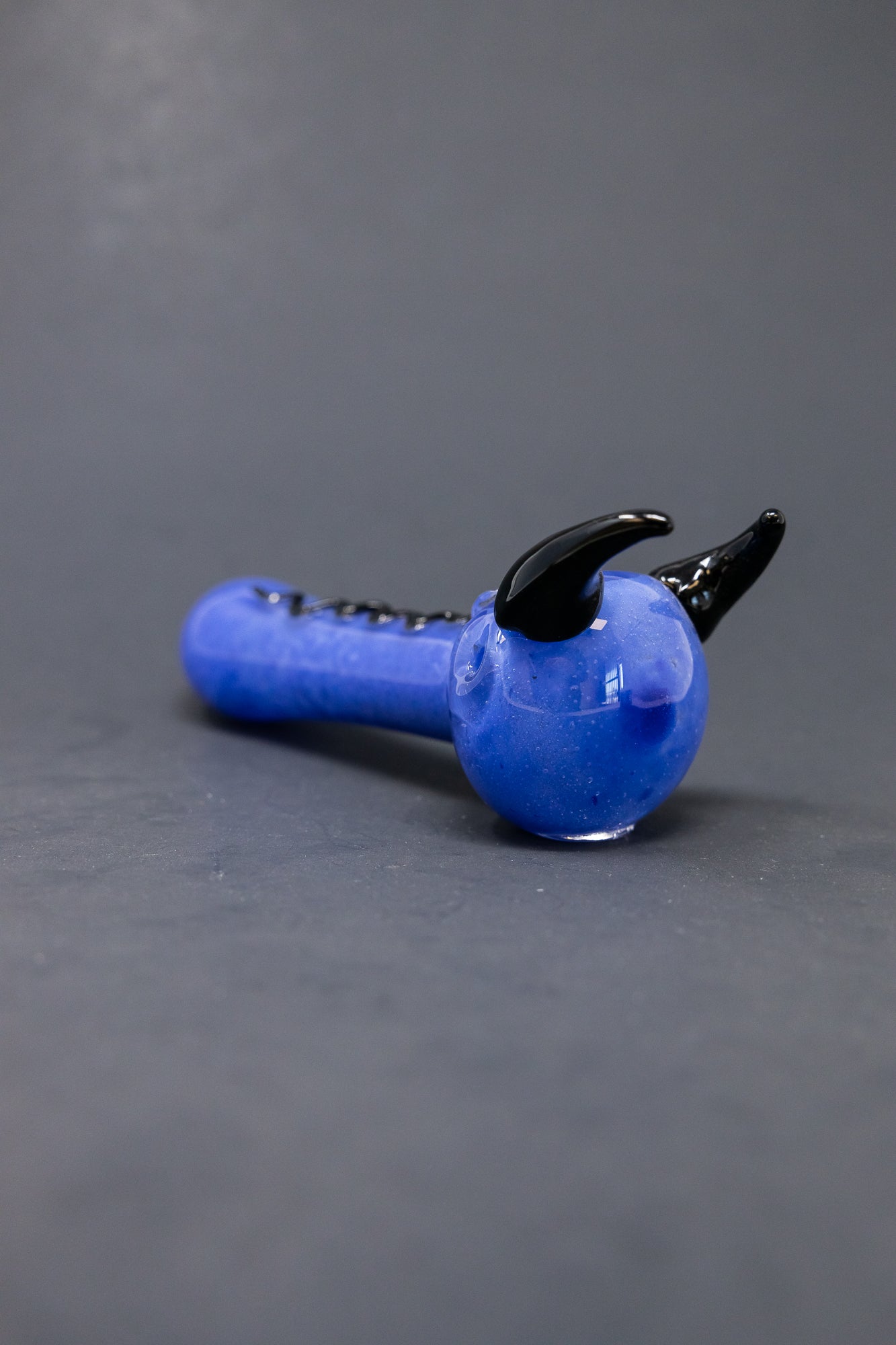 5" Blue/Purple Devil Hand Pipe StonedGenie.com