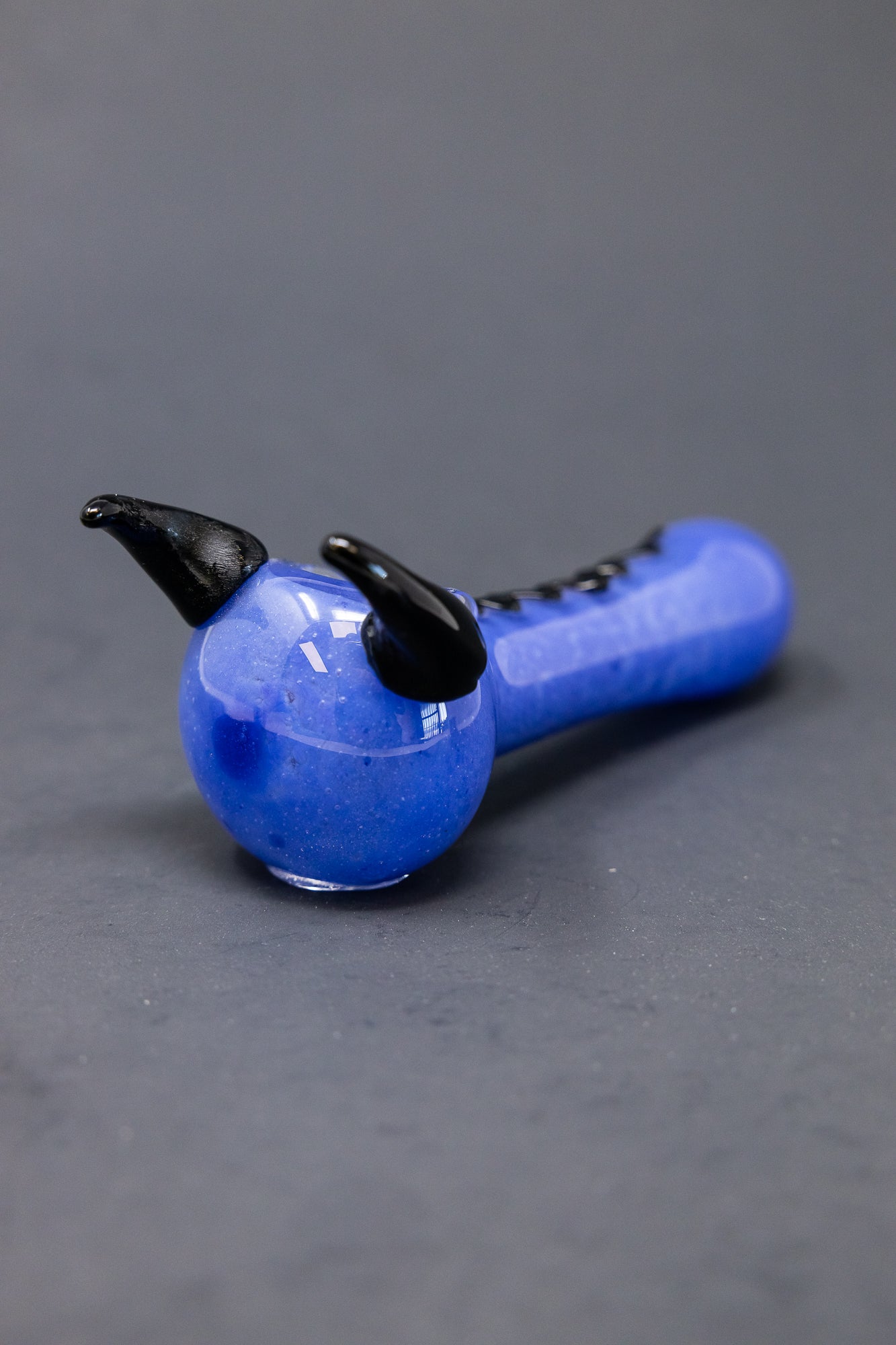 5" Blue/Purple Devil Hand Pipe StonedGenie.com