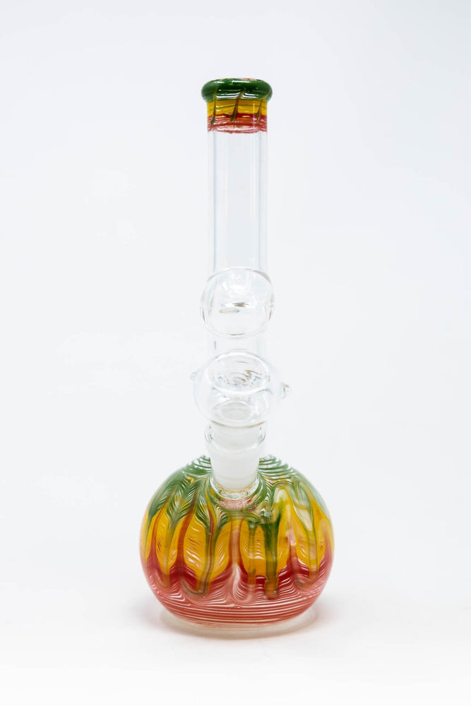 10" Bubble Bottom Rasta Designer Zong