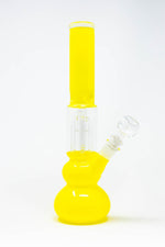 12" Neon Yellow Tree Percolator Bong w/ Ice Catcher