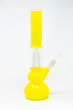 12" Neon Yellow Tree Percolator Bong w/ Ice Catcher