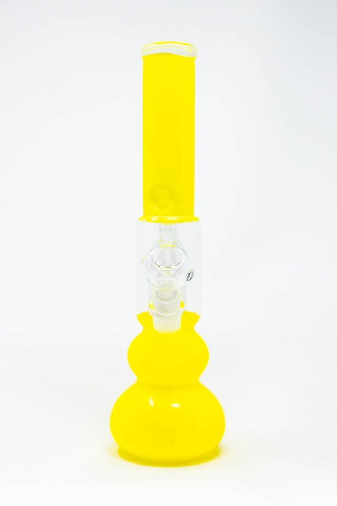 12" Neon Yellow Tree Percolator Bong w/ Ice Catcher