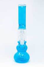 12" Neon Teal Tree Percolator Bong w/ Ice Catcher