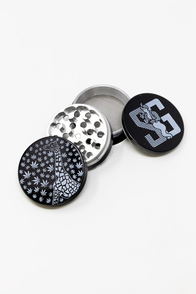 4pc Blazed Giraffe Black Grinder