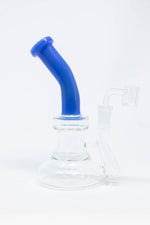 7" Honeycomb Blue Neck Shower Bend Dab Rig