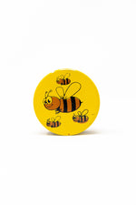 Gold 4 pc Magnetic Yellow Bumble Bee Metal Grinder w/ Sharp Teeth