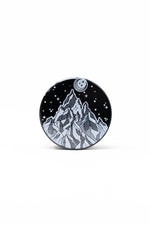 Black 4 pc Black Mountain Magnetic Metal Grinder w/ Sharp Teeth StonedGenie.com Grinders