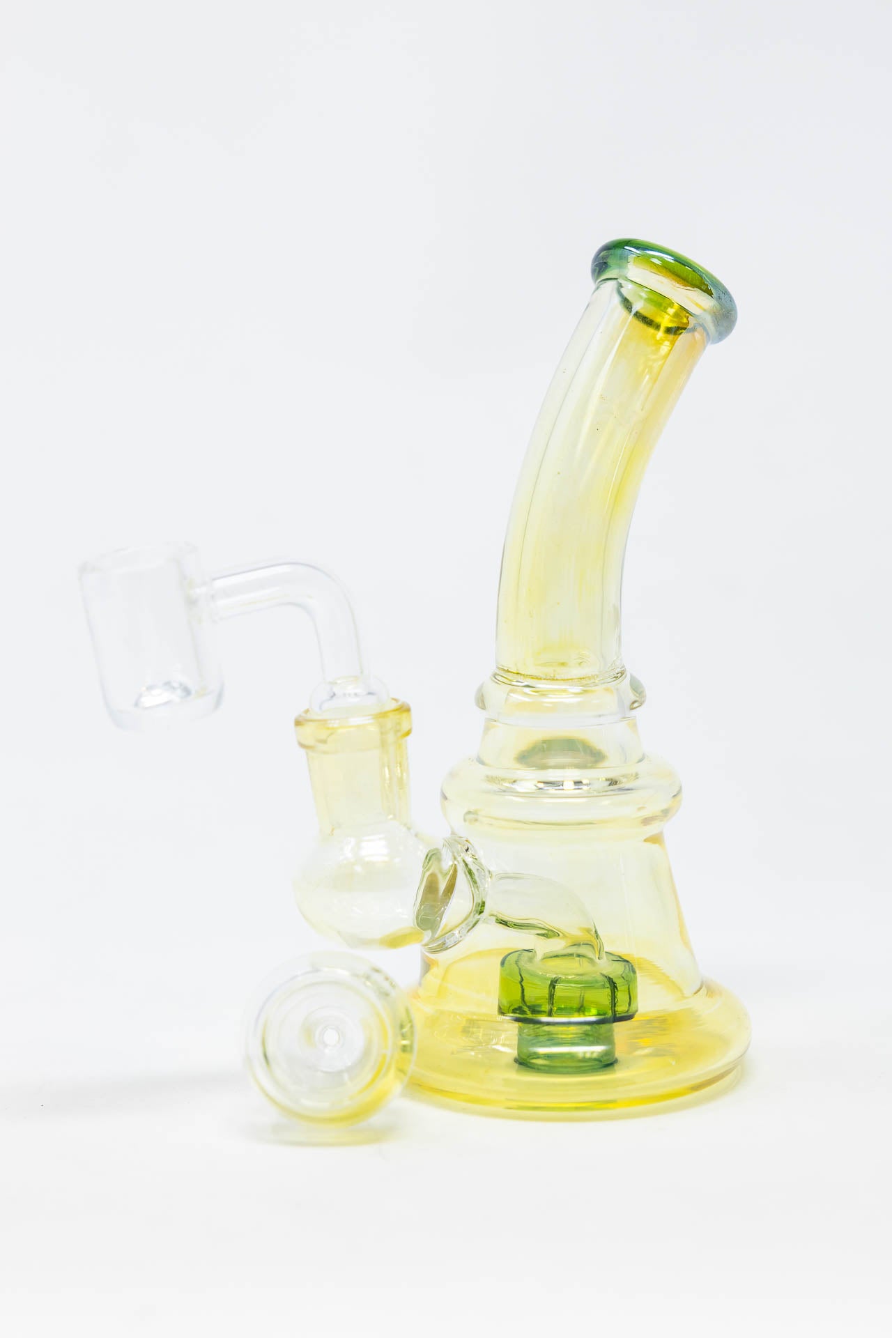 5" Fumed Shower Bend Dab Rig