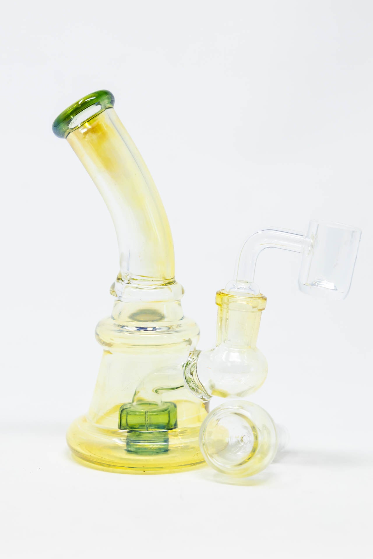 5" Fumed Shower Bend Dab Rig
