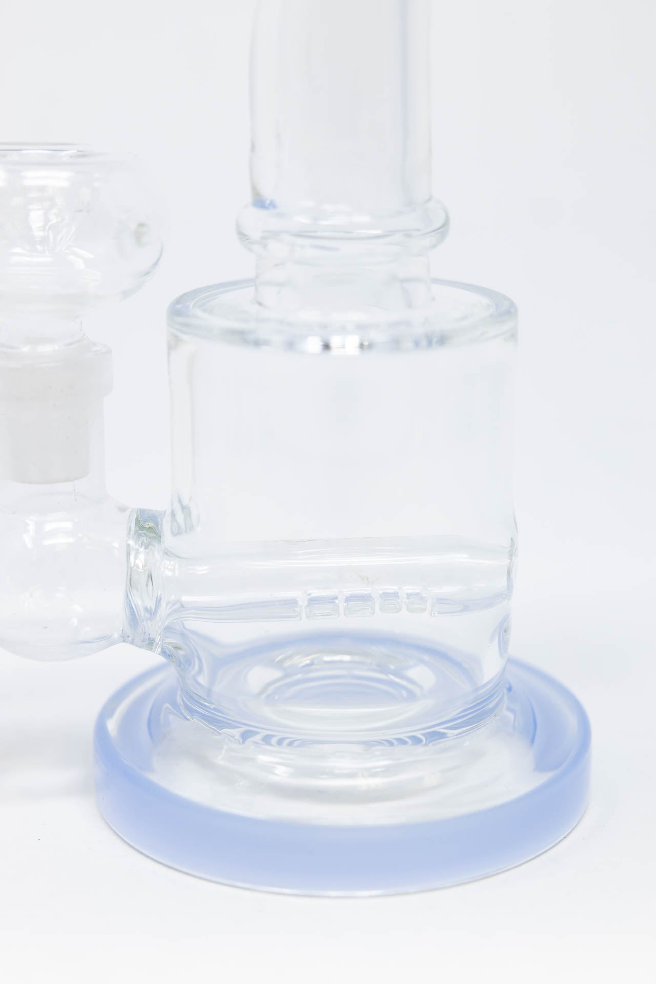 6" Flat Base Shower Bend Dab Rig StonedGenie.com