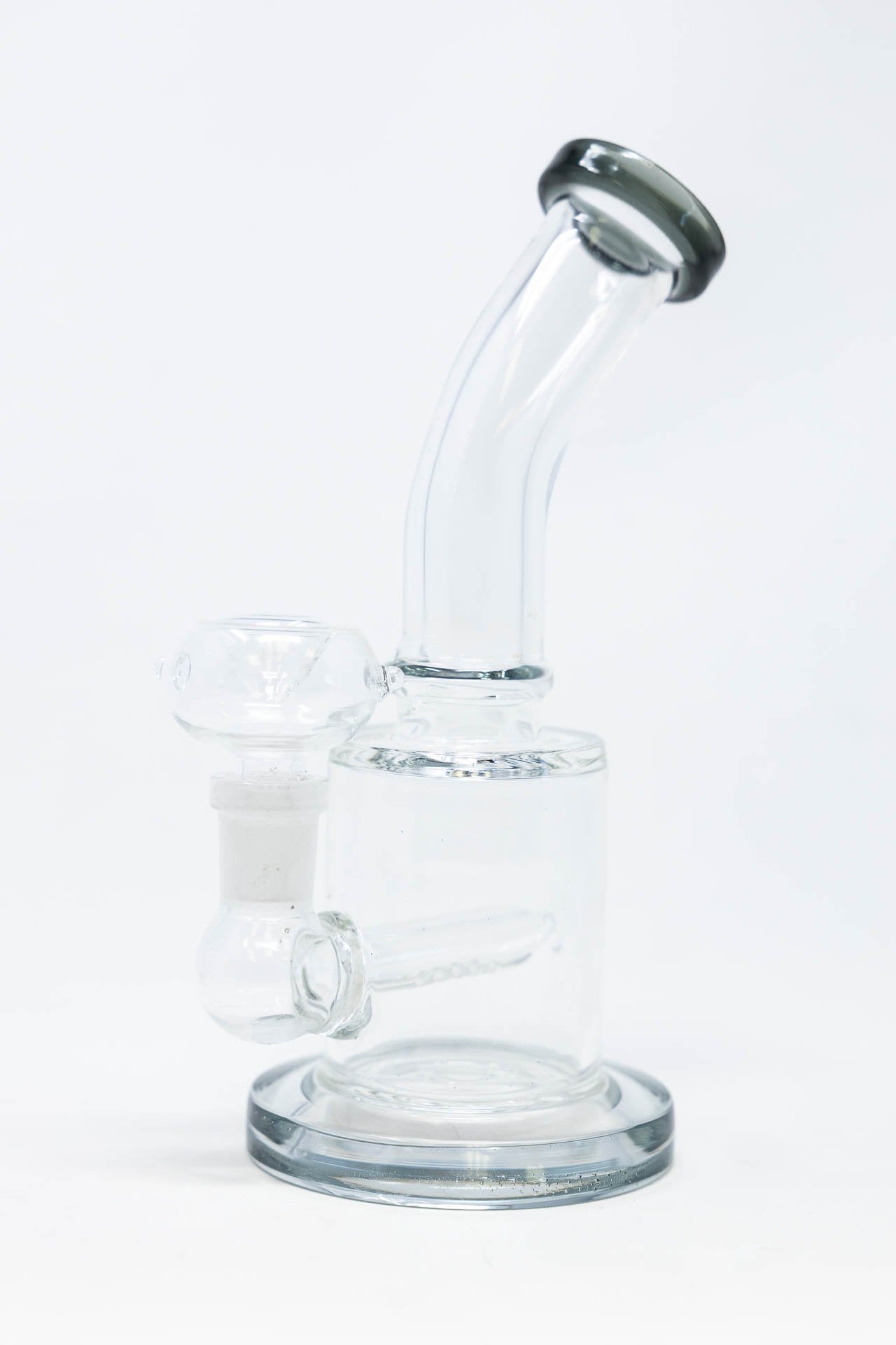 6" Flat Base Shower Bend Dab Rig StonedGenie.com