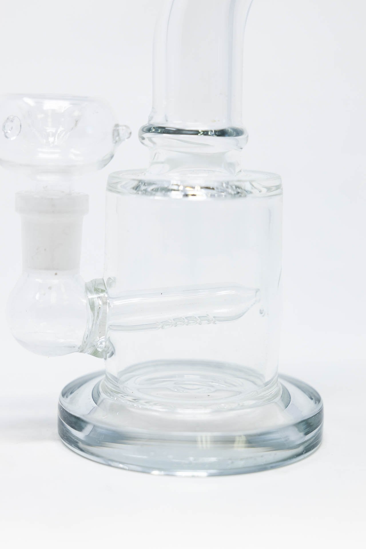 6" Flat Base Shower Bend Dab Rig StonedGenie.com