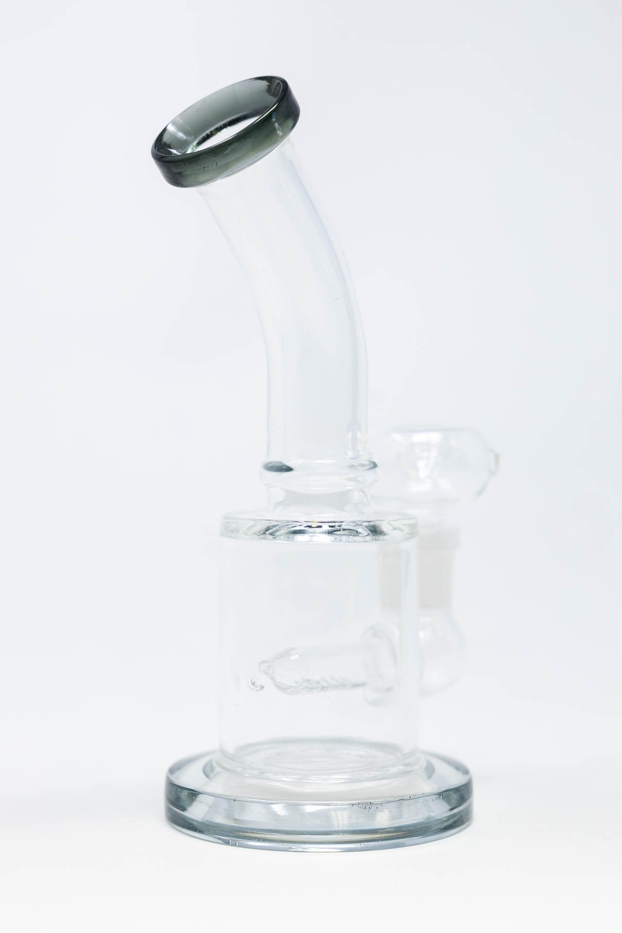 6" Flat Base Shower Bend Dab Rig StonedGenie.com