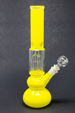 12" Neon Yellow Tree Percolator Bong w/ Ice Catcher