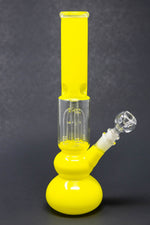 12" Neon Yellow Tree Percolator Bong w/ Ice Catcher