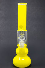 12" Neon Yellow Tree Percolator Bong w/ Ice Catcher