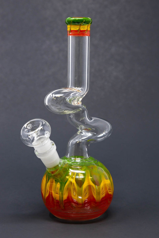 10" Bubble Bottom Rasta Designer Zong