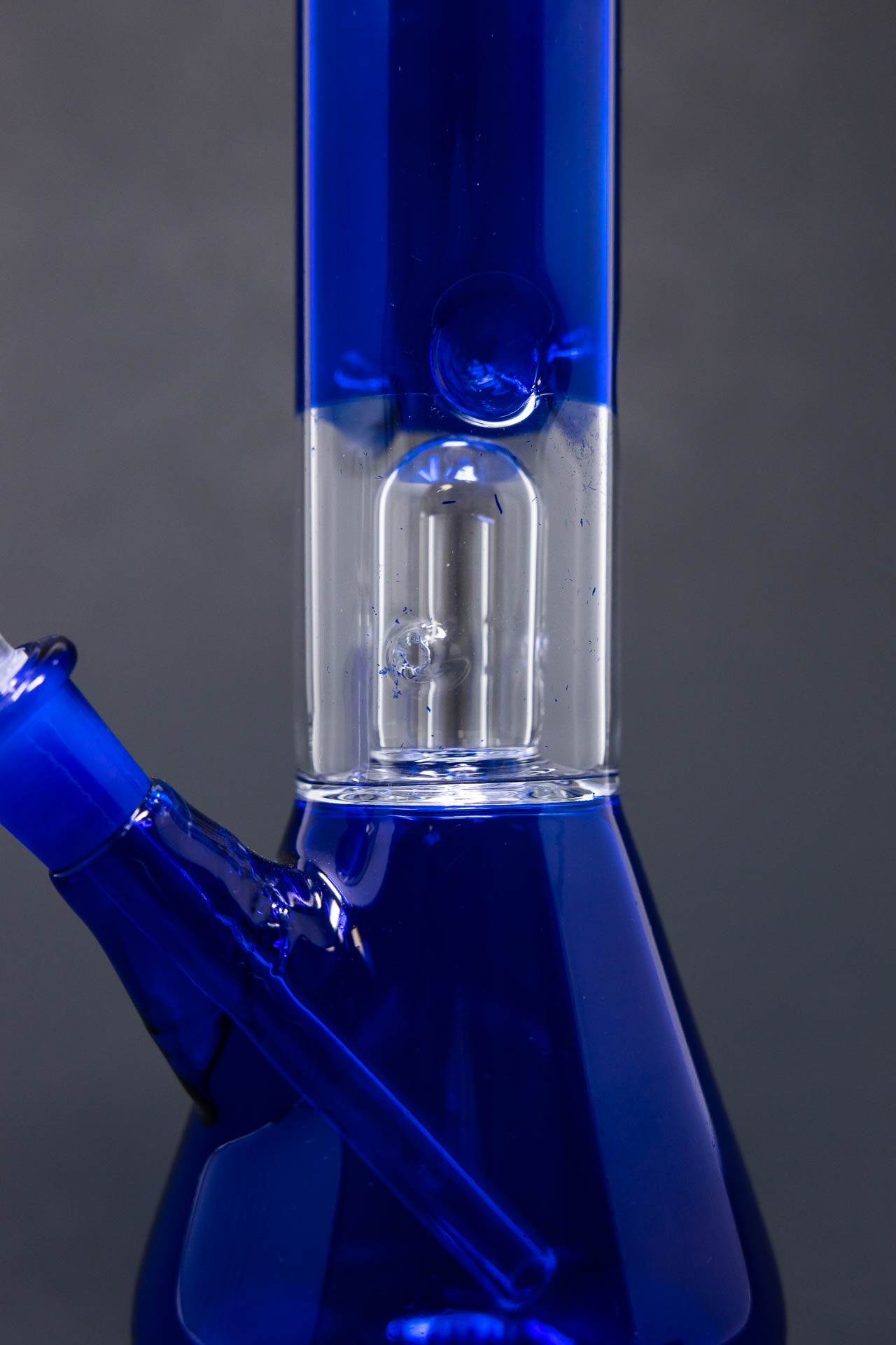 8" Blue Beaker Base Bong w/ Ice Catcher and Percolator