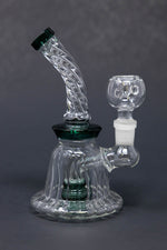 6" Twisted Glass Shower Bend Dab Rig