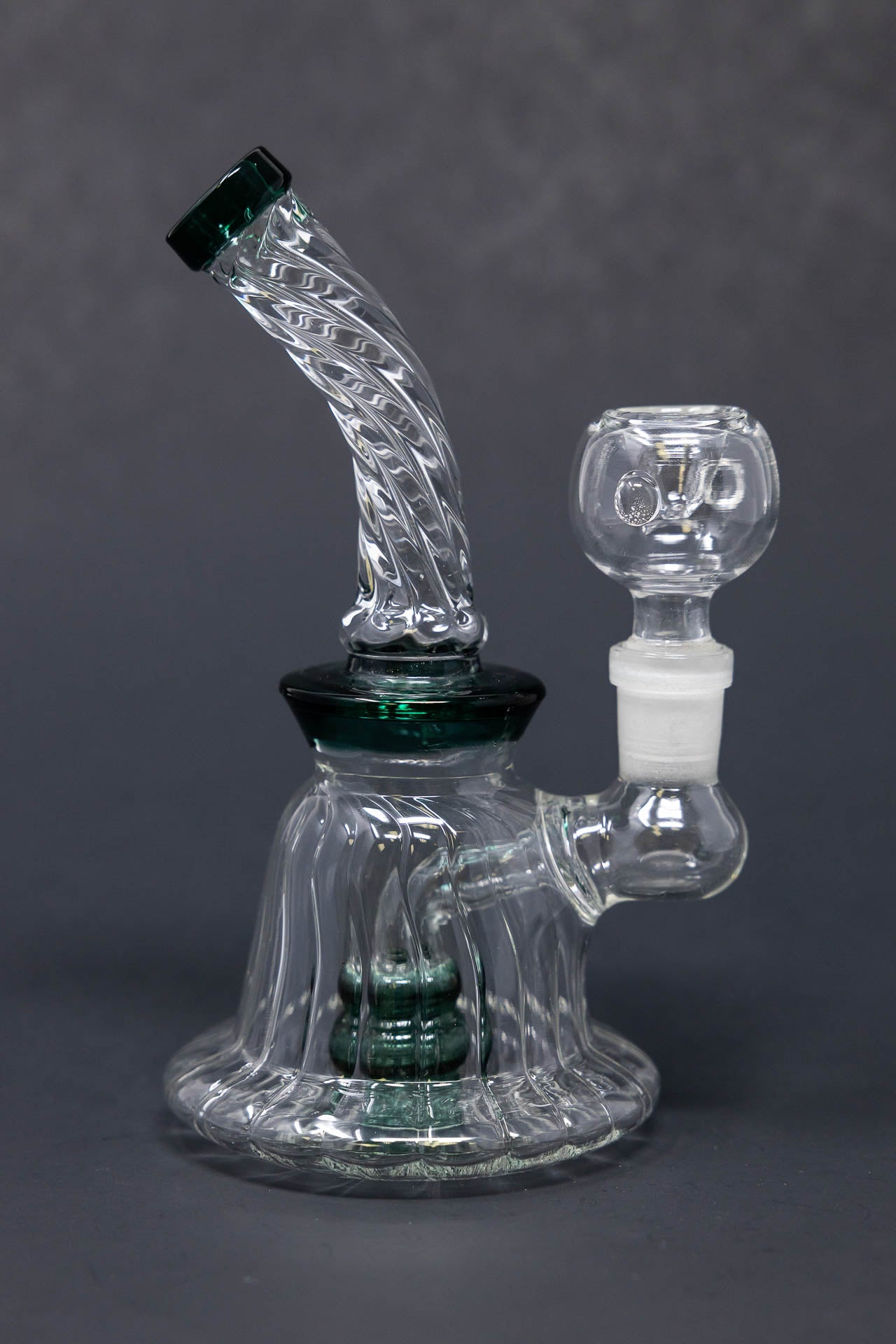 6" Twisted Base Shower Bend Bong