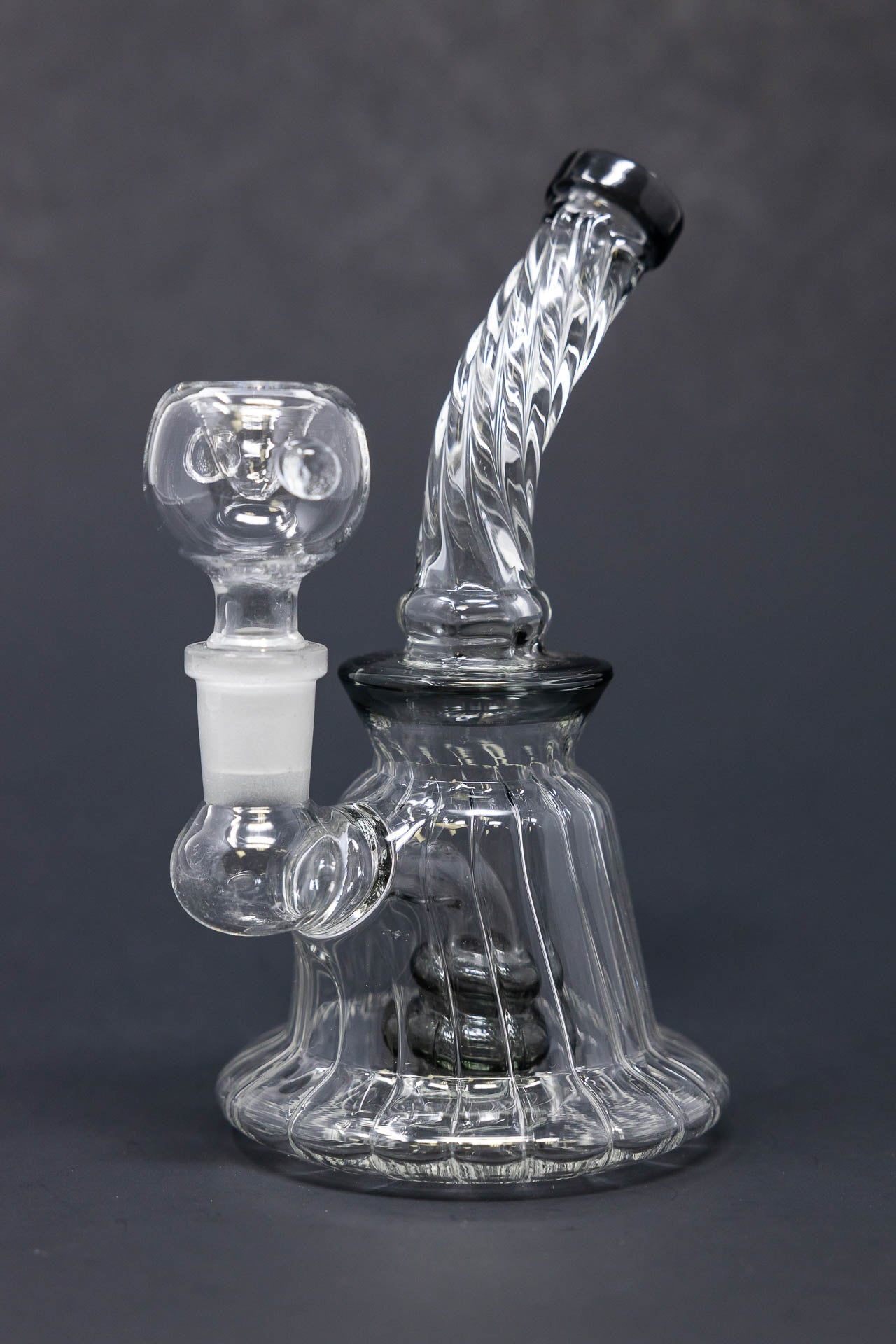 6" Twisted Base Shower Bend Bong