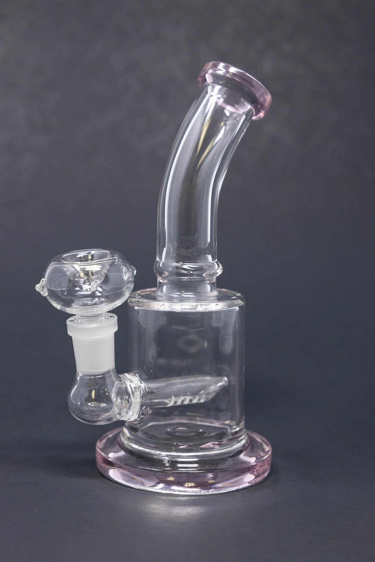 6" Flat Base Shower Bend Dab Rig StonedGenie.com