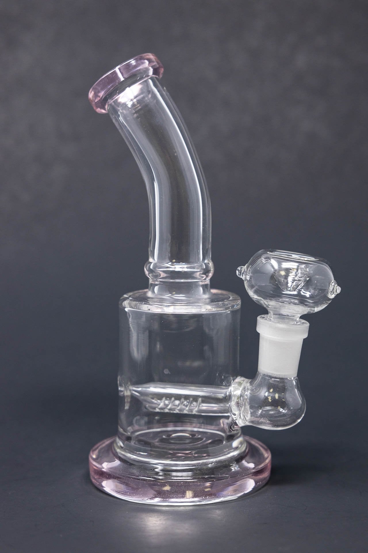 6" Flat Base Shower Bend Dab Rig StonedGenie.com