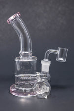 6" Flat Base Shower Bend Dab Rig