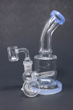 6" Flat Base Shower Bend Dab Rig