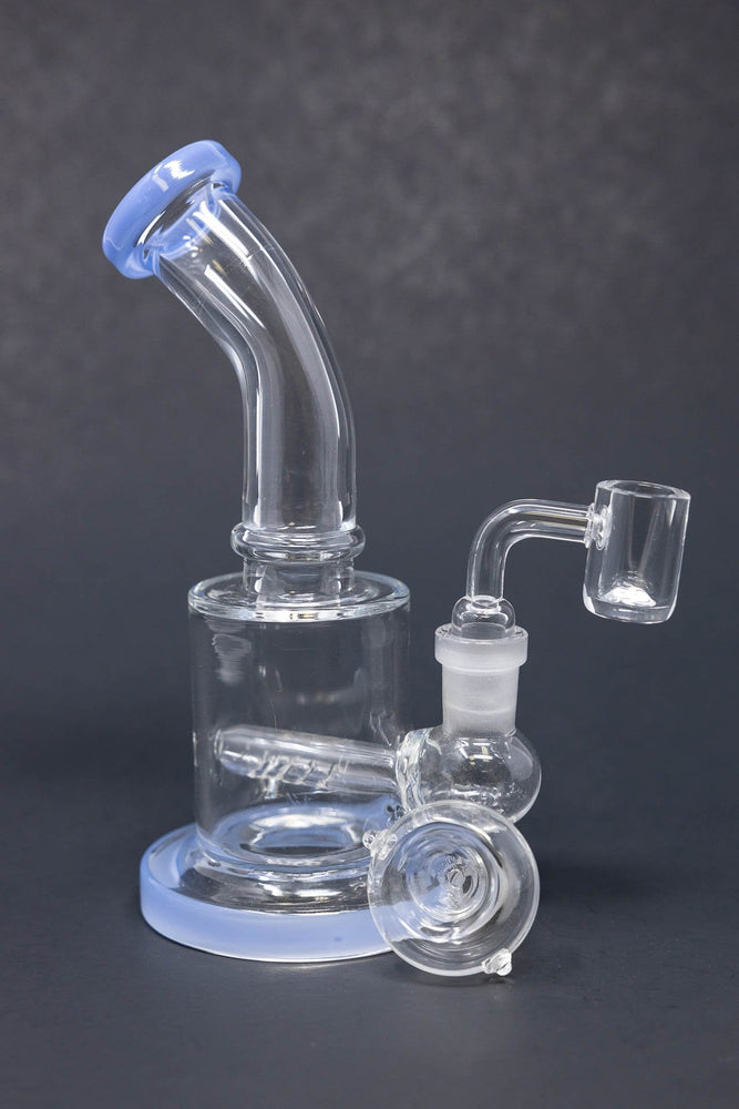 6" Flat Base Shower Bend Dab Rig
