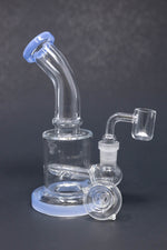 6" Flat Base Shower Bend Dab Rig