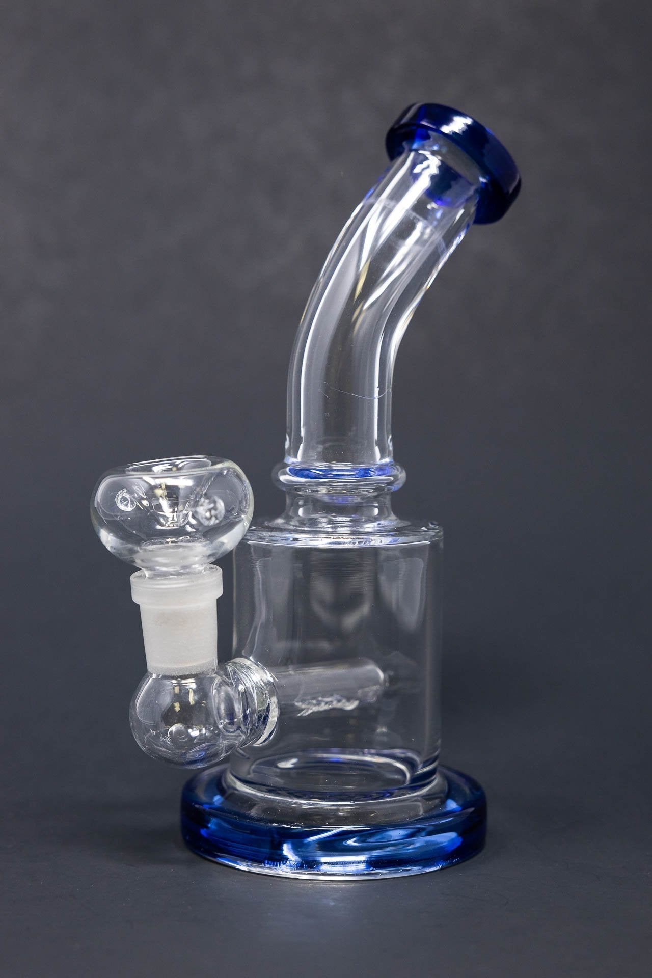 6" Flat Base Shower Bend Dab Rig StonedGenie.com