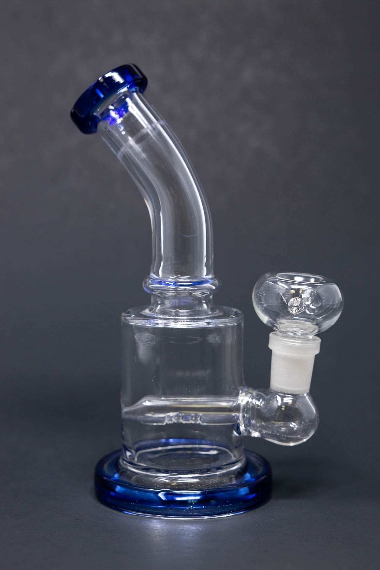 6" Flat Base Shower Bend Dab Rig StonedGenie.com