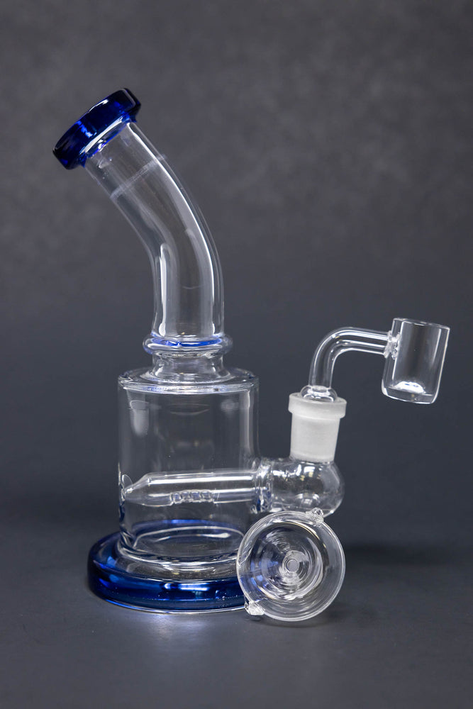 6" Flat Base Shower Bend Dab Rig