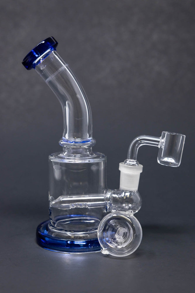 6" Flat Base Shower Bend Dab Rig