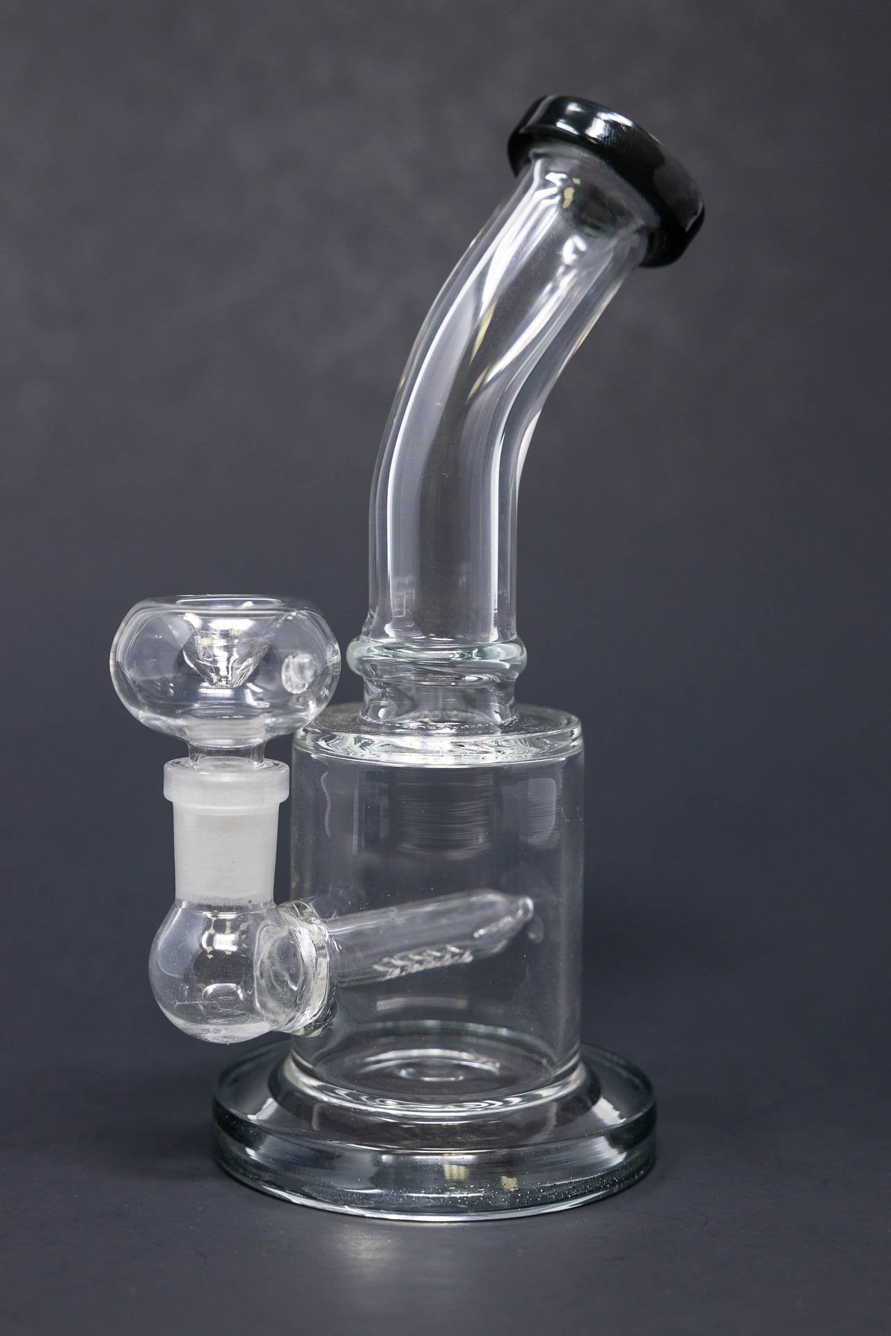 6" Flat Base Shower Bend Dab Rig StonedGenie.com