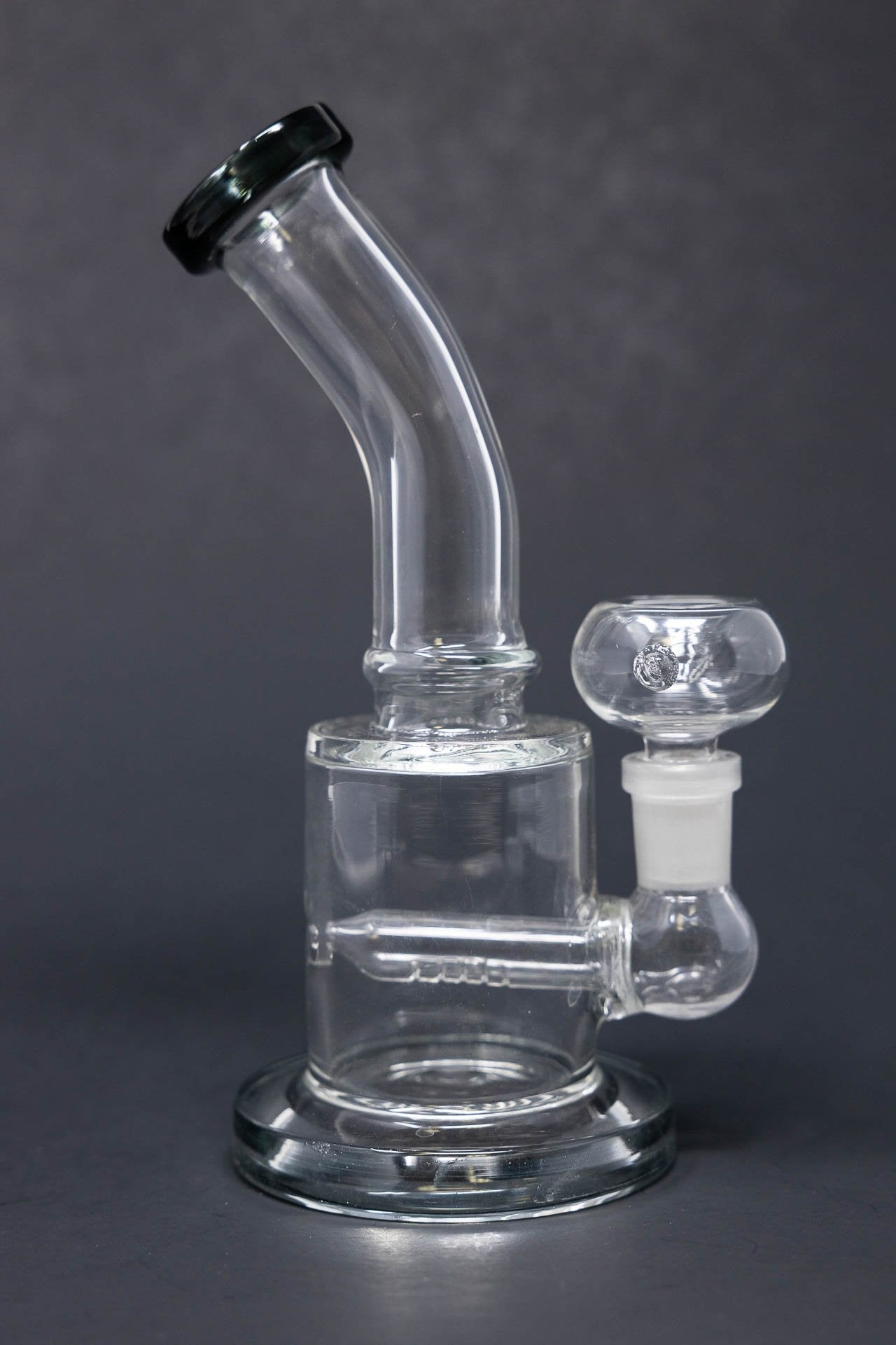 6" Flat Base Shower Bend Dab Rig StonedGenie.com