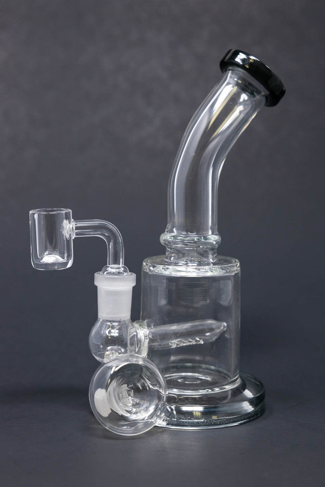 6" Flat Base Shower Bend Dab Rig