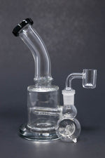 6" Flat Base Shower Bend Dab Rig