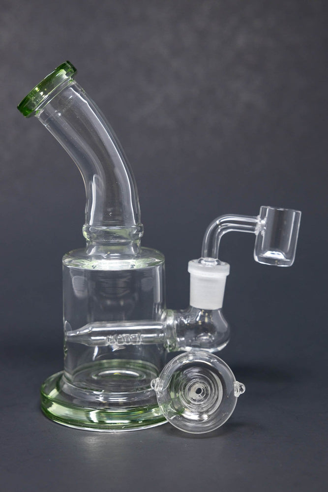 6" Flat Base Shower Bend Dab Rig