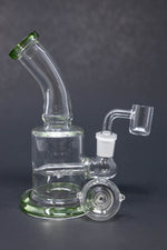 6" Flat Base Shower Bend Dab Rig