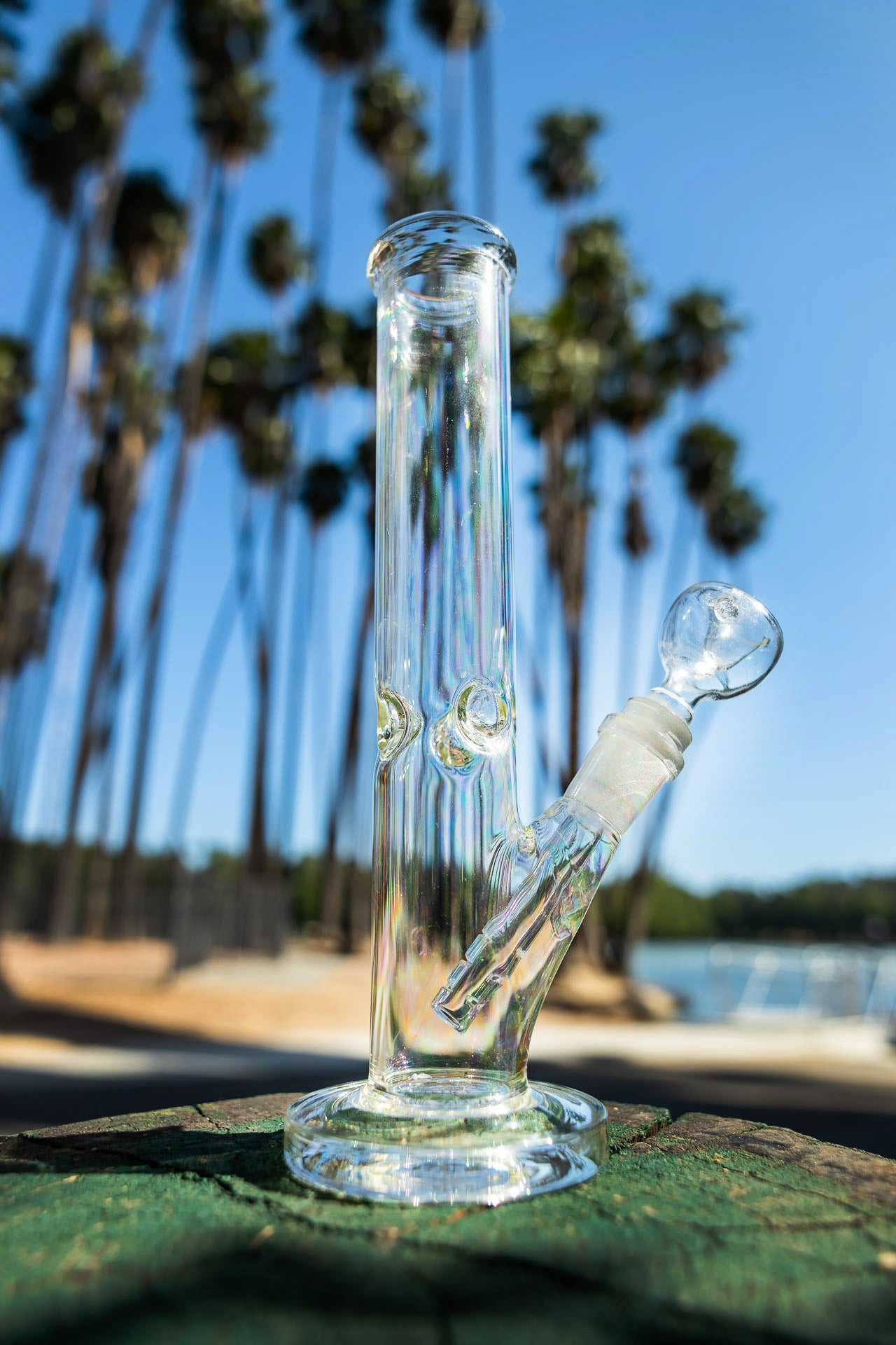 10" Iridescent Electroplated Shooter w/ Ice Catcher